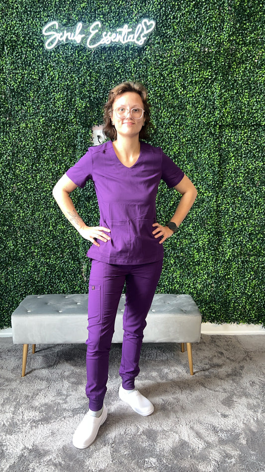 10 POCKET COOL STRETCH JOGGER SCRUB SET