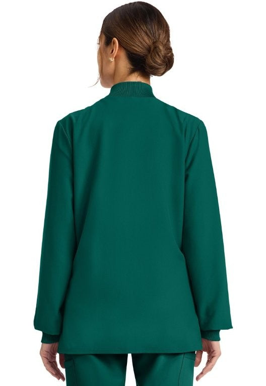 CHEROKEE WW ORIGINALS ULTRA ZIP UP SCRUB JACKET