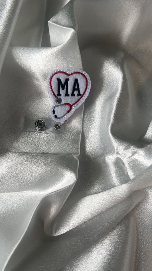 Medical Assistant badge holder