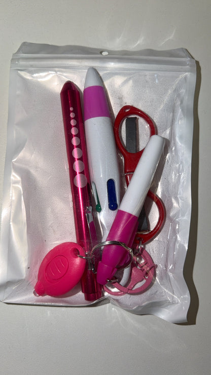 Nurse life badge reel holder