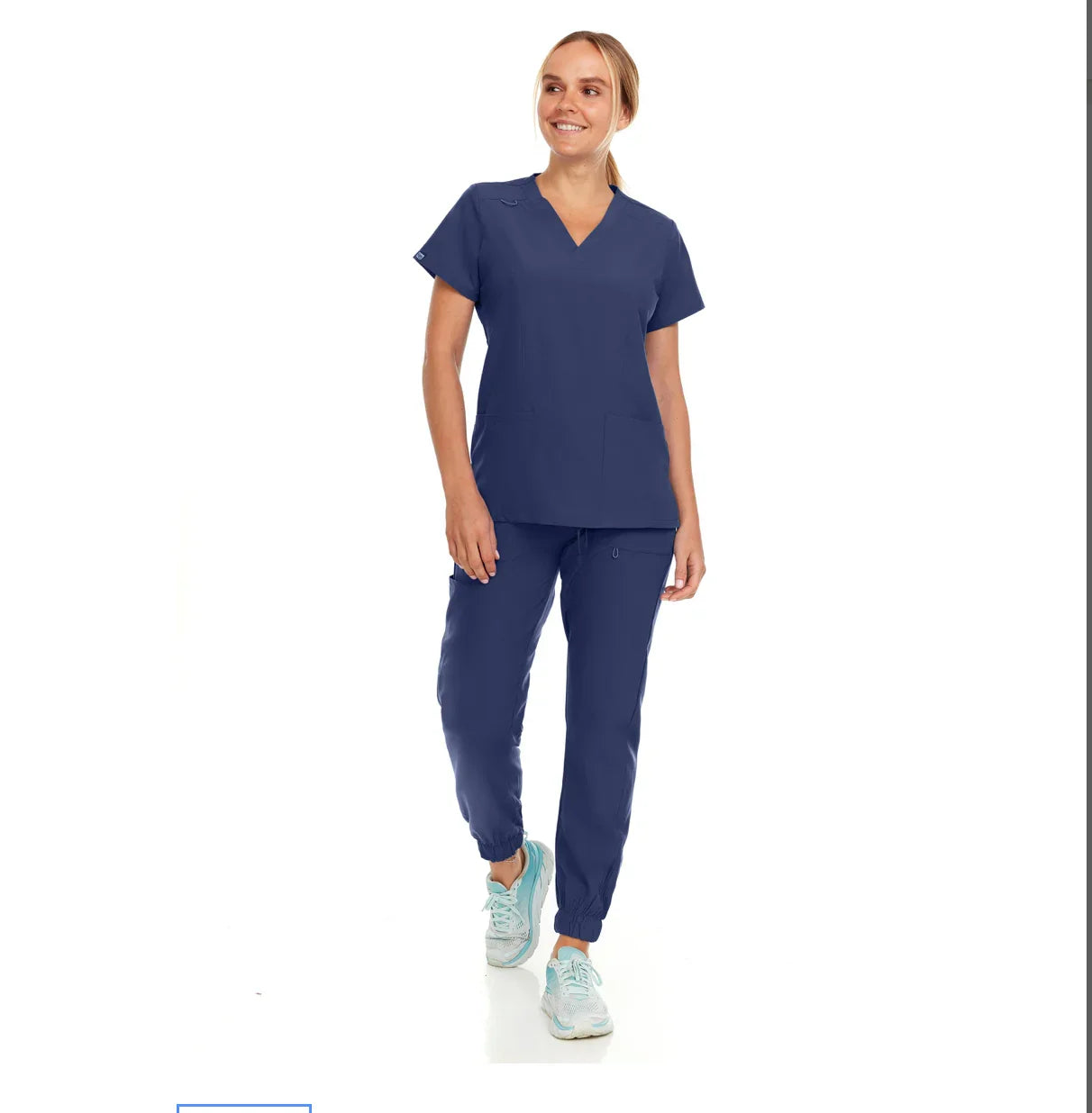 Medical V-neck jogger set - Scrub Essentials 