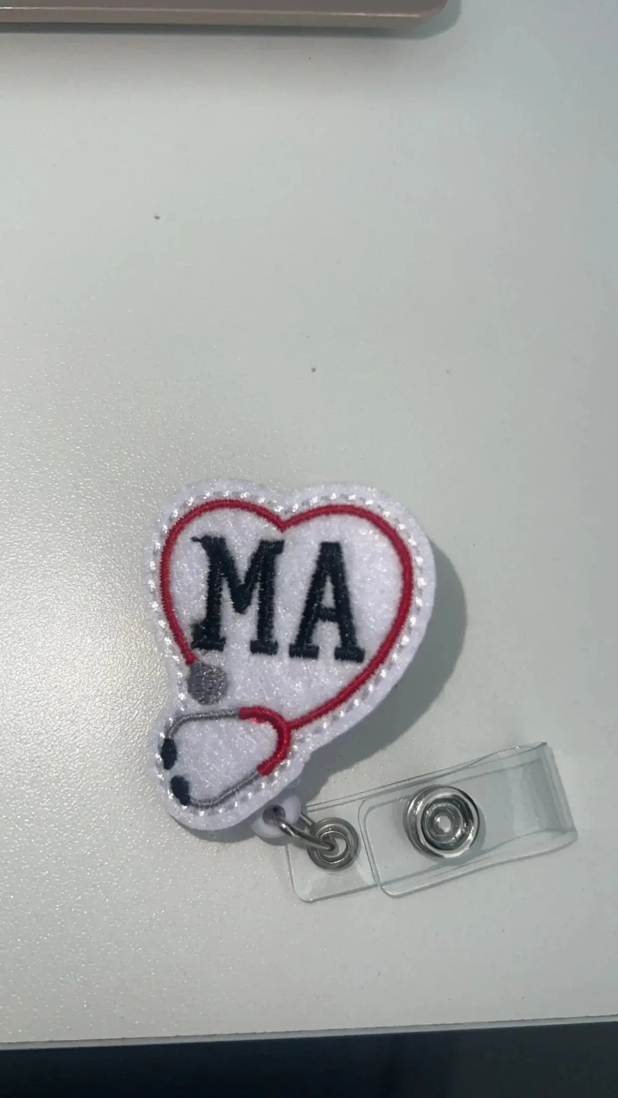 Medical Assistant badge holder - Scrub Essentials 