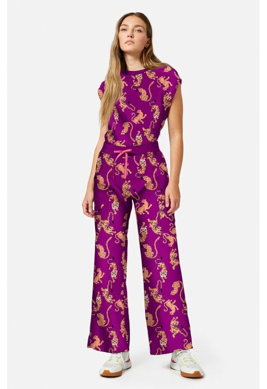 MED COUTURE AMP PRINTED DOLMAN TOP