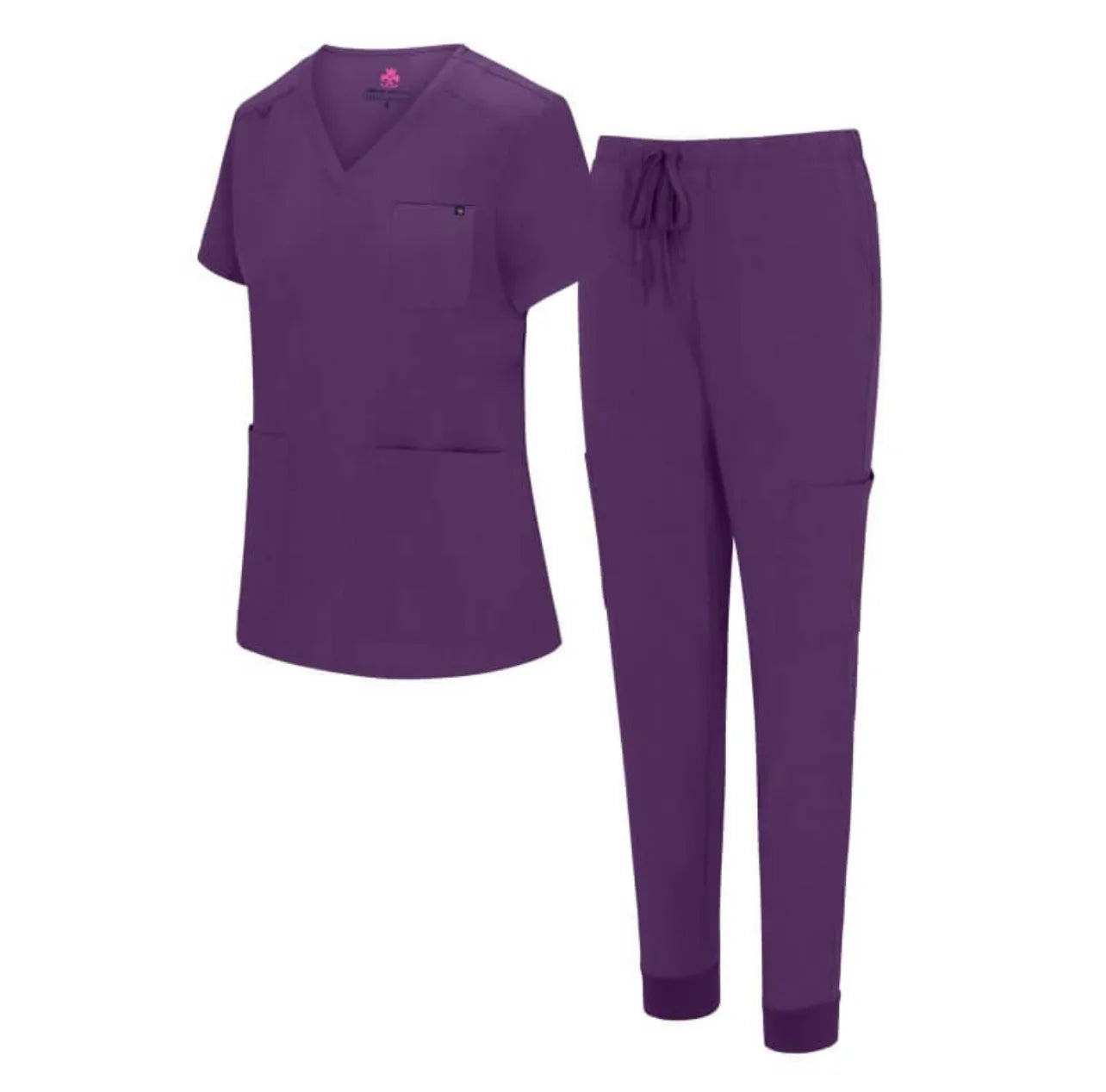 10 POCKET COOL STRETCH JOGGER SCRUB SET - Scrub Essentials 