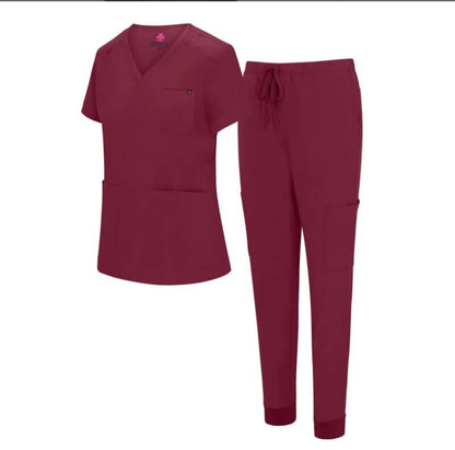 10 POCKET COOL STRETCH JOGGER SCRUB SET - Scrub Essentials 